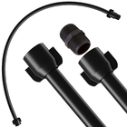 Engate Mangueira Flexível Para Descarga 50cm X 1/2" Preto | A